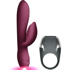 CLIMAXIMUM - LAMOUR KIT RABBIT VIBRATOR + LED-PENISRING