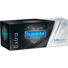 PASANTE - EXTRA EXTRA DICKE KONDOMEN MIT ZUS�TZLICHER GLEITMITTELBESCHICHTUNG 144 ST�CK