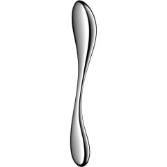 SATISFYER - STAR FORCE 3 EDELSTAHL DOPPELDILDO