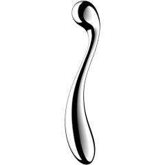SATISFYER - STAR FORCE 4 EDELSTAHL DOPPELDILDO