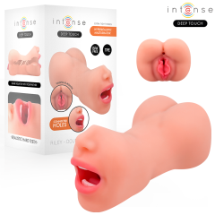 INTENSE DEEP TOUCH � RILEY DOPPELMUSTURBATOR F�R MUND UND VAGINA