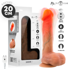 MR INTENSE - LOGAN VIBRATOR DILDO SILIKON MIT W�RMEEFFEKT UND FERNBEDIENUNG 20 CM -�- 4,1 CM