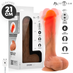 MR INTENSE - BRADLEY SILIKON-VIBRATIONSDILDO MIT W�RMEEFFEKT UND FERNBEDIENUNG 21 CM -�- 4,2 CM