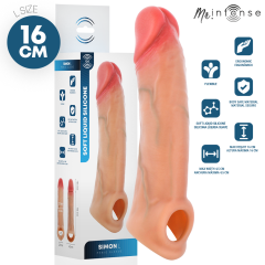 MR INTENSE - SIMON L SILIKON-PENIS�BERZUG 16 CM -�- 4,5 CM