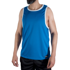 MACHO - CMV002 BLAUES SPORT-T-SHIRT L/XL