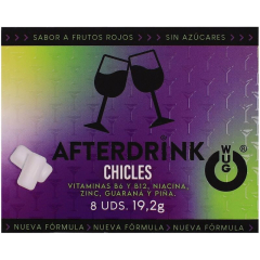 WUG After Drink � Der funktionelle Kaugummi, der Ihnen hilft, nach einer durchzechten Nacht neue Energie zu tanken. Blisterpackung mit 8 St�ck