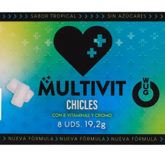 WUG Multivit � Der funktionelle Kaugummi, der Ihre Abwehrkr�fte t�glich st�rkt. Blisterpackung mit 8 St�ck