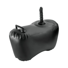 FETISH FANTASY SERIES - AUFBLASBARER LIEBESSITZ BODY DOCK MIT DILDO 69,2 CM SCHWARZ