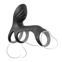 FANTASY C-RINGZ � ULTIMATIVER PAAR-CAGE-PRO-VIBRATIONS-PENISRING 19,5 CM