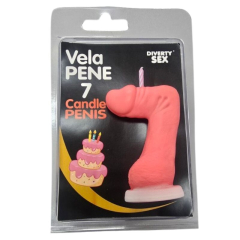 DIABLO PICANTE � PENISKERZE IN FORM DER ZAHL 7, ROSA FARBE