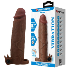 PRETTY LOVE - XERXES VIBRIERENDER PENISS�ULE 22 CM � 4,5 CM BRAUN