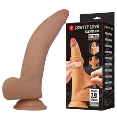 PRETTY LOVE - XANDER REALISTISCHER DILDO 20 CM � 5 CM NAT�RLICH