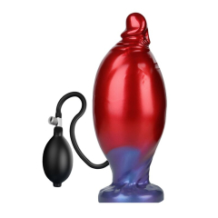 POWER MONSTERS - SHADOW BEHEMOTH ZWEIFARBIGER AUFBLASBARER FANTASIE-SILIKONDILDO 22 CM � 5 CM