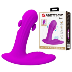 PRETTY LOVE - BAUER WIEDERAUFLADBARER PROSTATA-MASSAGEGER�T MIT 12 MODI, LILA