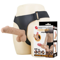 PRETTY LOVE - JOLYON HARNESS MIT FLEXIBLES DILDO 22 CM � 4,8 CM NAT�RLICH