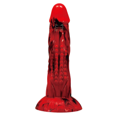 POWER MONSTERS - MINOTAUR FANTASY DILDO MIT SAUGAUFGANG 21 CM � 5 CM ROT & SCHWARZ