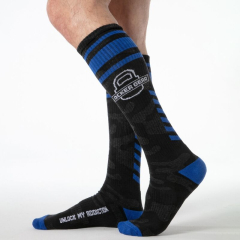 LOCKER GEAR - Schwarze Kniestr�mpfe im Milit�rstil, Einheitsgr��e