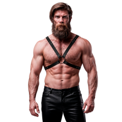FETISH SUBMISSIVE ATTITUDE - HERREN-BRUSTGESCHIRR AUS �KOLEDER