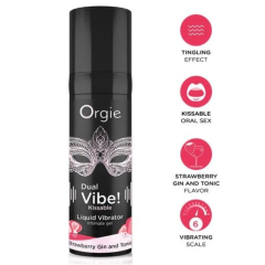 ORGIE - DUAL VIBE! ERDBEER-GIN-TONIC-VIBRATOR ZUM K�SSEN, 15 ML