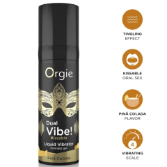 ORGIE - DUAL-VIBE! PI�A COLADA KISSABLE FL�SSIGER VIBRATOR 15 ML