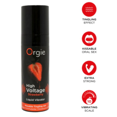 ORGIE - HIGH VOLTAGE ERDBEERE EXTRA STARKER, K�SSERLICHER FL�SSIGVIBRATOR 15 ML