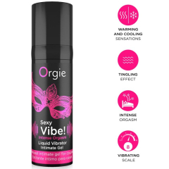 ORGIE - SEXY VIBE! INTENSIVES ORGASMUS, VIELF�LTIGE EMPFEHLUNGEN, INTIMGEL 15 ML