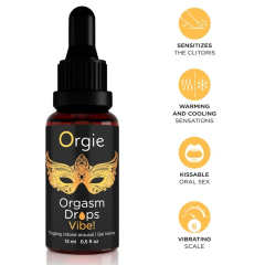ORGIE - ORGASMUS-TROPFEN-VIBULATOR! VIBRIERENDER KLITORISTISCHER ERM�GLICHUNGSSPANNER 15 ML