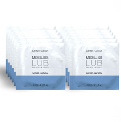 MIXGLISS - NAT�RLICHES SCHMIERMITTEL AUF WASSERBASIS 12 EINZELDOSIS 4 ML