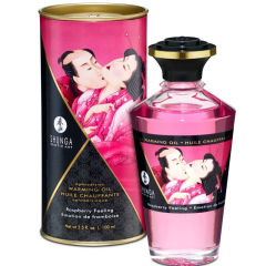 SHUNGA - MASSAGE�L MIT W�RMEEFFEKT, INTENSIVEM HIMBEERGESCHMACK, 100 ML