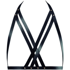BIJOUX INDISCRETS - MAZE HALFTER-BH-GESCHIRR SCHWARZ