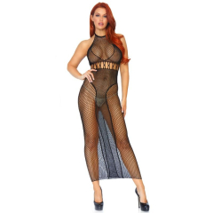 LEG AVENUE - HALTER DUAL NET R�CKENLOSES KLEID