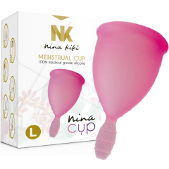 NINA KIK� - MENSTRUAL CUP ROSA - GR�SSE L