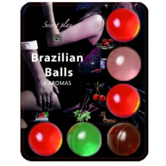 SECRETPLAY - BRAZILLIAN BALLS SCHMIERMITTEL HEISSE B�LLE 6 EINHEITEN