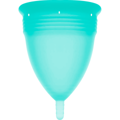 STERCUP - FDA SILIKON-MENSTRUALCUP AQUAMARIN - GR�SSE L