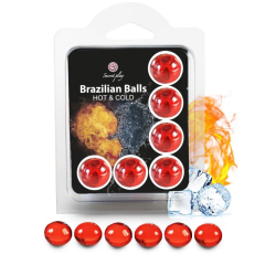 SECRETPLAY - SET 6 BRASILIANISCHE B�LLE HEISSER UND K�LTER EFFEKT