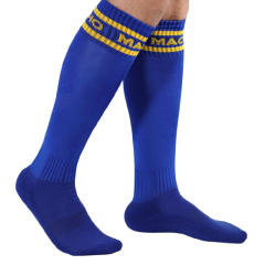 MACHO - LANGE SOCKEN, EINE GR�SSE, BLAU