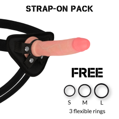 ROCKARMY - HARNESS + FL�SSIGER SILIKONDILDO PREMIUM AVENGER 19 CM -O- 3.98 CM